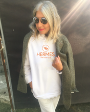 Load image into Gallery viewer, HERMES WHITE HOODIE