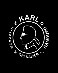 KARL THE KAISER HAMBURG MCMXXXIII Black Hoodie