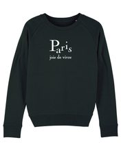 Load image into Gallery viewer, PARIS JOIE DE VIVRE Black Sweatshirt