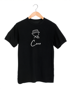 COCO ONLY NAME SIGNATURE Black T-Shirt