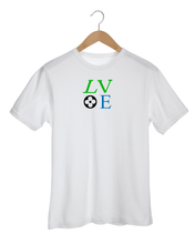 Load image into Gallery viewer, LOVE BLUE AND GREEN White T-Shirt