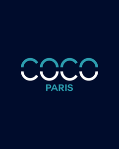 COCO PARIS SPLIT LETTERS  French Navy Sweatshirt