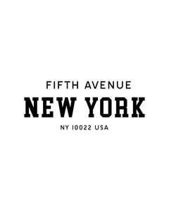 NEW YORK FIFTH AVENUE White T-Shirt