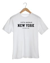Load image into Gallery viewer, NEW YORK FIFTH AVENUE White T-Shirt