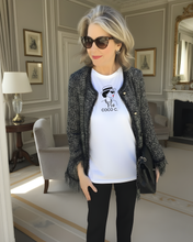 Load image into Gallery viewer, COCO CHANEL STYLE ICON White T-Shirt