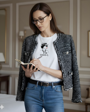 Load image into Gallery viewer, COCO CHANEL STYLE ICON White T-Shirt