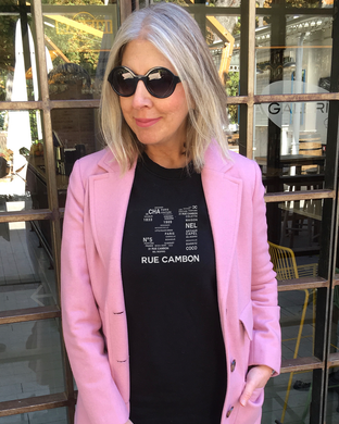 31 RUE CAMBON WORDS CLOUD Black T-Shirt