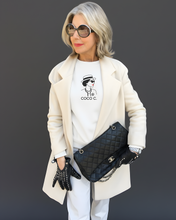 Load image into Gallery viewer, COCO CHANEL STYLE ICON  White Sweatshirt