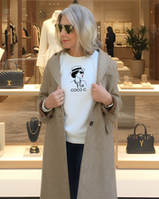 Load image into Gallery viewer, COCO CHANEL STYLE ICON  White Sweatshirt