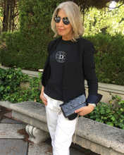 Load image into Gallery viewer, TRIBUTE TO DIOR CANNAGE PRINT Black T-Shirt