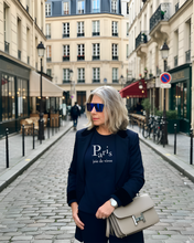 Load image into Gallery viewer, DIOR SWEATSHIRT NAVY BLUE PARIS JOIE DE VIVRE