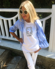 Load image into Gallery viewer, KATE MOSS CUBIST PORTRAIT White T-Shirt