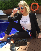 Load image into Gallery viewer, MY WAY, A CULT SONG White T-Shirt