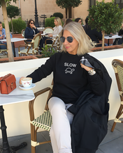 Load image into Gallery viewer, SLOW Black Sweatshirt