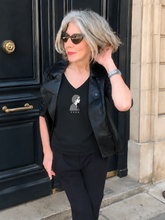 Load image into Gallery viewer, YVES SAINT LAURENT | The Black Organic V-Neck