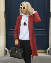 Load image into Gallery viewer, YVES SAINT LAURENT SILHOUETTE White Hoodie