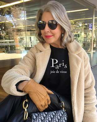 PARIS JOIE DE VIVRE Black Sweatshirt