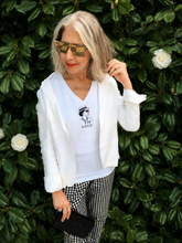 Load image into Gallery viewer, COCO CHANEL | The White V-Neck