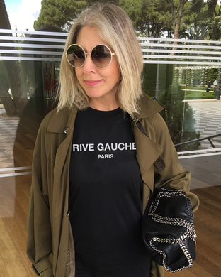 RIVE GAUCHE Black T-Shirt