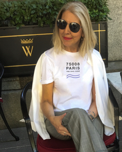 Load image into Gallery viewer, 75008 PARIS THE CHIC CODE White T-Shirt