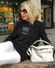 Load image into Gallery viewer, 75008 PARIS THE CHIC CODE Black T-Shirt