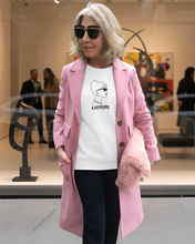 Load image into Gallery viewer, AUDREY HEPBURN SILHOUETTE White Sweatshirt