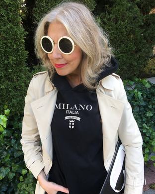 MILANO | ITALIA  NEW DESIGN Black Hoodie