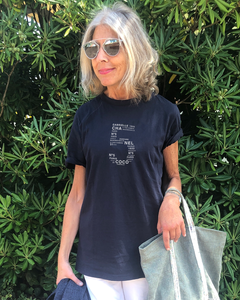 FIVE, THE LUCKY NUMBER OF COCO Navy  Blue T-Shirt