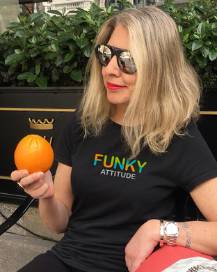 FUNKY ATTITUDE Black T-Shirt