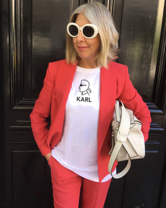 KARL SILHOUETTE White T-Shirt