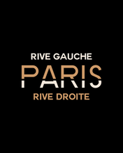 Load image into Gallery viewer, PARIS RIVE GAUCHE RIVE DROITE Black T-Shirt