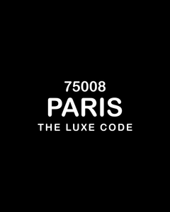 75008 PARIS, THE LUXE CODE Black Sweatshirt