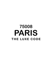 Load image into Gallery viewer, 75008 PARIS, THE LUXE CODE White Hoodie