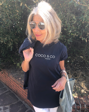 Load image into Gallery viewer, COCO  CO Black T-Shirt 