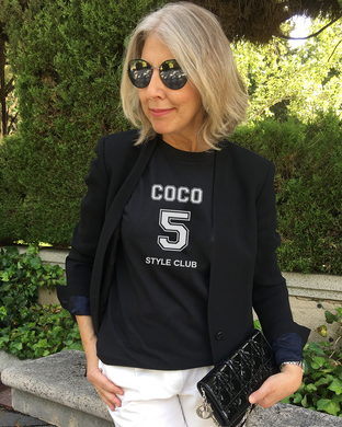 COCO 5 STYLE CLUB Black T-Shirt