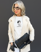 Load image into Gallery viewer, COCO CHANEL STYLE ICON  White Sweatshirt