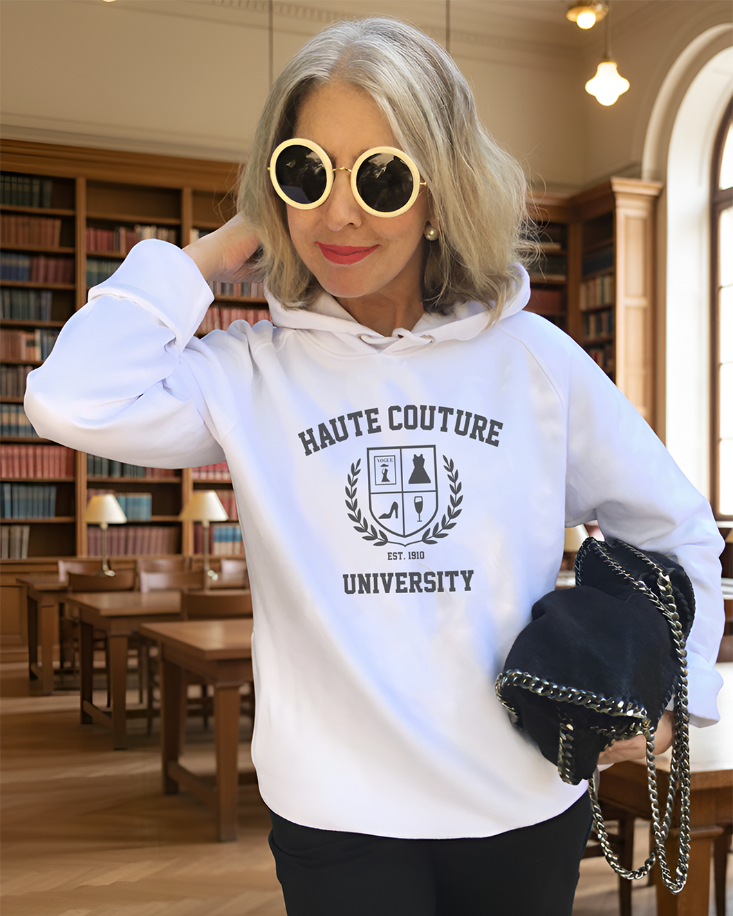 HAUTE COUTURE UNIVERSITY HOODIE