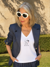 Load image into Gallery viewer, KATE MOSS | The White V-Neck