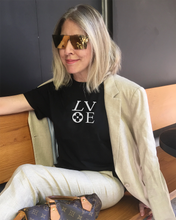 Load image into Gallery viewer, LUXE LOVE Black T-Shirt