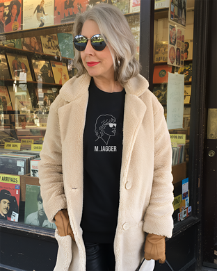 MICK JAGGER BLACK SWEATSHIRT