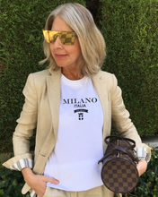 Load image into Gallery viewer, MILANO | ITALIA NEW DESIGN White T-Shirt