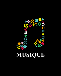 MUSIQUE Black Sweatshirt