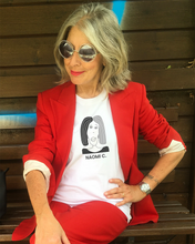 Load image into Gallery viewer, NAOMI CAMPBELL CUBIST PORTRAIT White T-Shirt