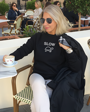 Load image into Gallery viewer, SLOW Black Sweatshirt