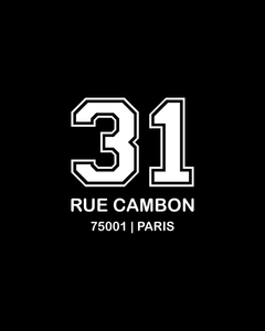 31 RUE CAMBON NEW DESIGN Black Sweatshirt