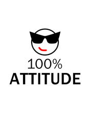 Load image into Gallery viewer, NEW 100% ATTITUDE White T-Shirt