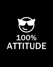 Load image into Gallery viewer, NEW 100% ATTITUDE Black T-Shirt