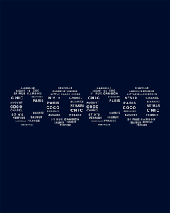 COCO WORDS CLOUD French Navy Sweatshirt