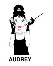 Load image into Gallery viewer, AUDREY HEPBURN WITH CELLPHONE White T-Shirt