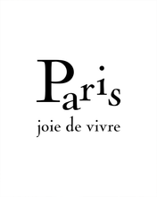 Load image into Gallery viewer, PARIS, JOIE DE VIVRE White Hoodie